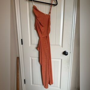 Hello Molly Midi Dress Orange Rust Size Small US 6 - like new EUC